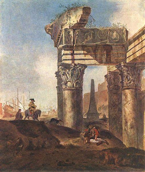 Jan Baptist Weenix Ancient Ruins